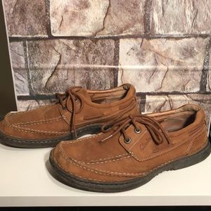 Men’s Clark Chestnut colored shoes 7.5
